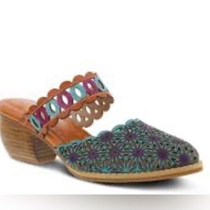 L'ARTISTE by Spring Step Rashida Slide Sandals Mules SZ 42